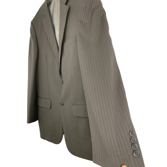 Wilke-Rodriguez Brown Suit Jacket 42L Long Tall Wool Men’s Blazer 8909 - Picture 5 of 8